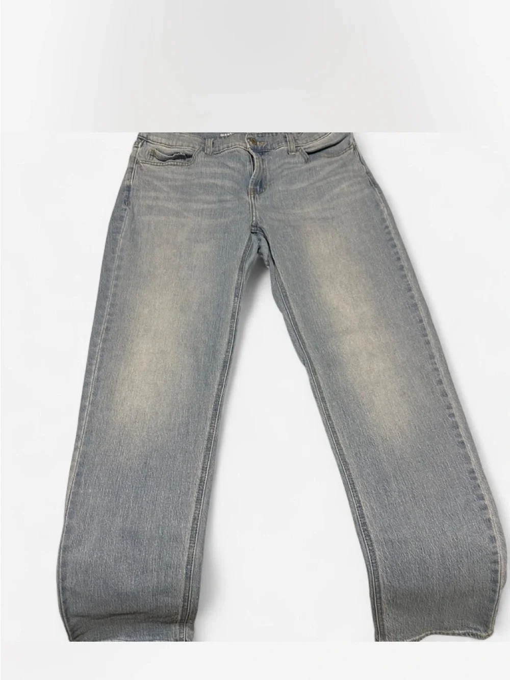 Classic Light Wash Straight-Leg Jeans